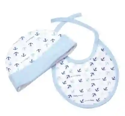 Baby Star Set De Babero Y Gorrito