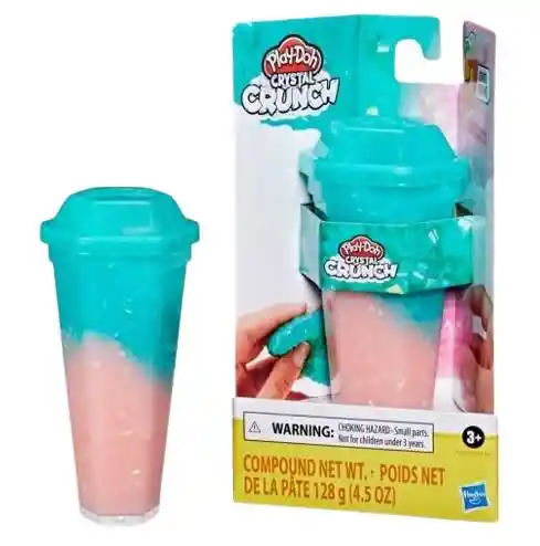 Hasbro Play-doh Crystal Crunch Verde/rosado
