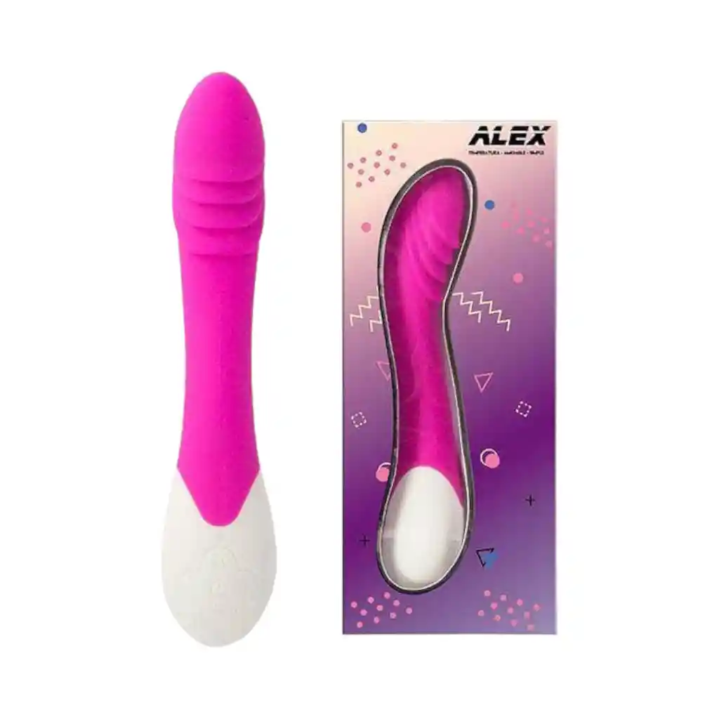 Alex Vibrador Recargable Con Control De Temperatura