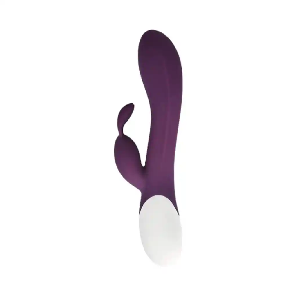 Bunny Vibrador Dual Recargable Con Control De Temperatura