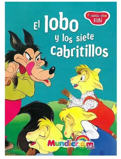 Colección Pequecuentos Rubí *el Lobo Y Los Siete Cabritillos*