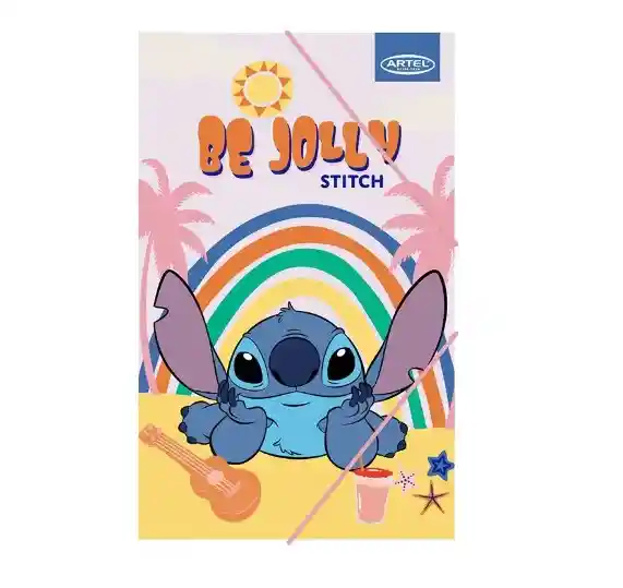 Carpeta Con Elástico Artel Diseño Lilo Stitch