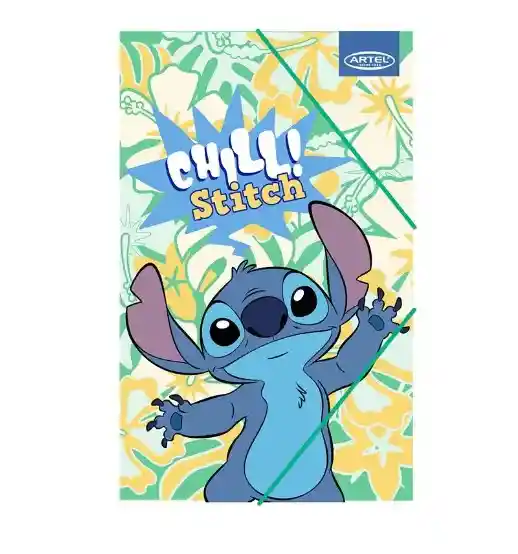 Carpeta Con Elástico Artel Diseño Lilo Stitch