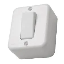 Interruptor 9/12 10a Blanco Sobrepuesto (interruptor Simple)
