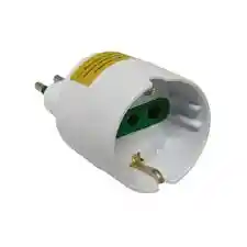 Adaptador Schuko Con Proteccion Termica 2p+t 10a 250v