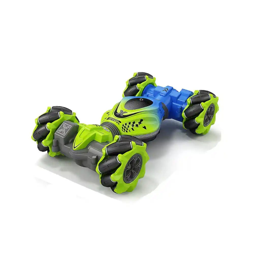 Auto Loco 4x4 Trucos Pro Con Control 2.4g Verde