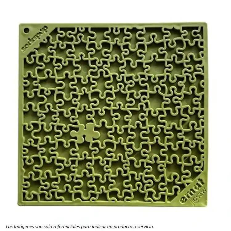 Sodapup Emat Jigsaw Verde - Licking Mat