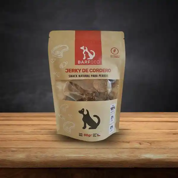 Jerky De Cordero Barfood 80 Gr (dispo 01 Unid)