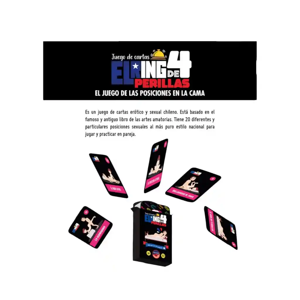 Juego De Cartas Erótico El Ring De 4 Perillas