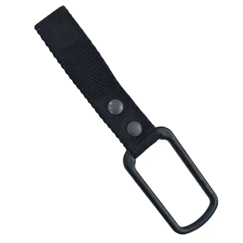 Porta Tonfa Polimero Rectangular Negra Para Cinturon 19x4 Cms