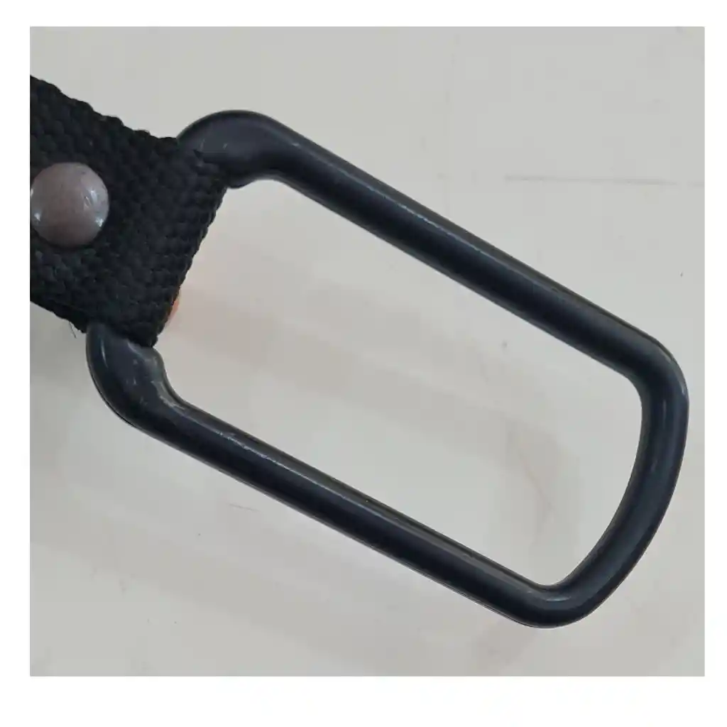 Porta Tonfa Polimero Rectangular Negra Para Cinturon 19x4 Cms