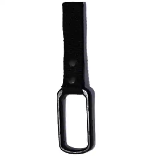 Porta Tonfa Polimero Rectangular Negra Para Cinturon 19x4 Cms