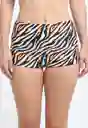 Bikini Hot Pant Para Niña Animal Print S