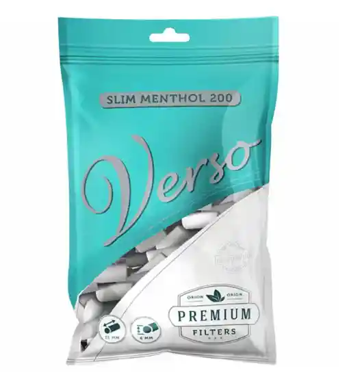 Filtros Verso Slim Menthol