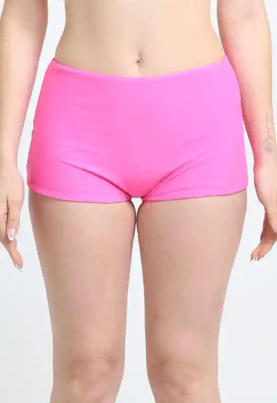 Bikini Hot Pant Para Niña Fucsia S