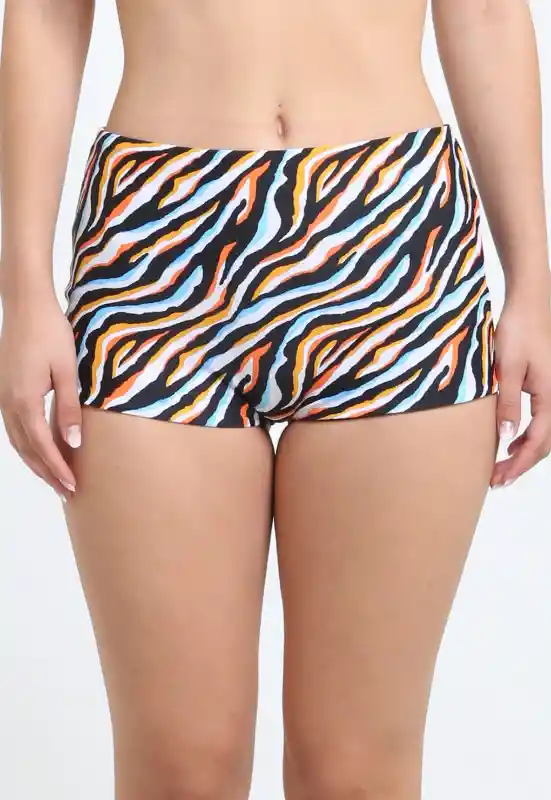 Bikini Hot Pant Para Niña Animal Print 16