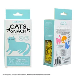 Cats Snack Galletas Salmón Con Hierba Gatera 80g