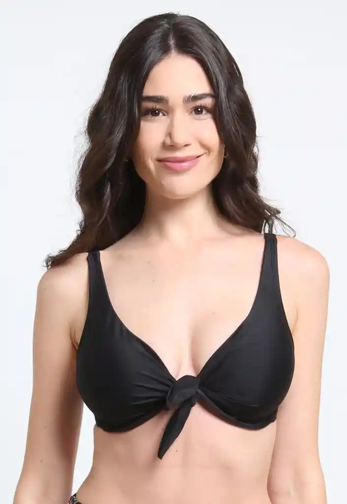 Bikini Anudado Copa C - D Negro 48