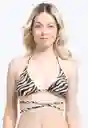 Bikini Triangulo Amarras Animal Print 16