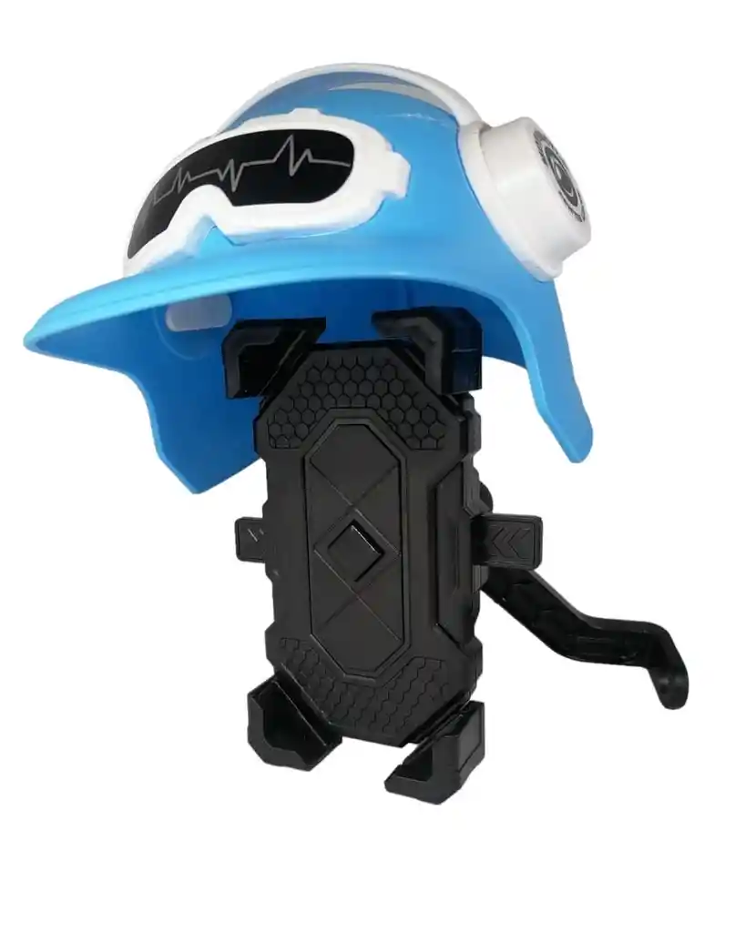 Soporte Celular Para Moto Con Casco Impermeable Parasol Y Lluvia