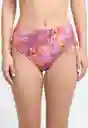 Bikini Calzón Cadera Ajustable Estampado Naranja Xl