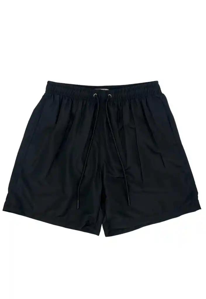 Short Largo Negro Hombre L