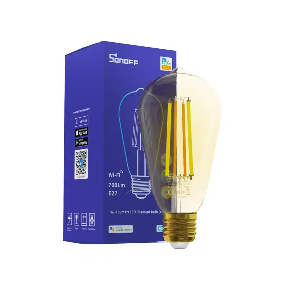 Ampolleta Wifi Led Vintage Edison Sonoff