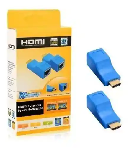 Extensor Adaptador Hdmi A Cable Utp Lan Rj45 4k Hasta 30mt