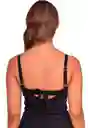 Polera Tankini Reductor Negro Xl