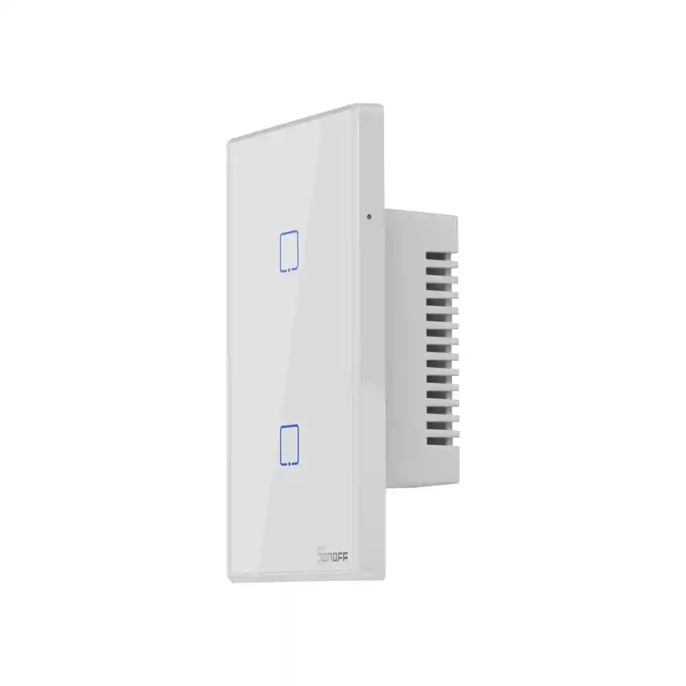 Interruptor Wifi De Pared Sonoff De 2 Canales