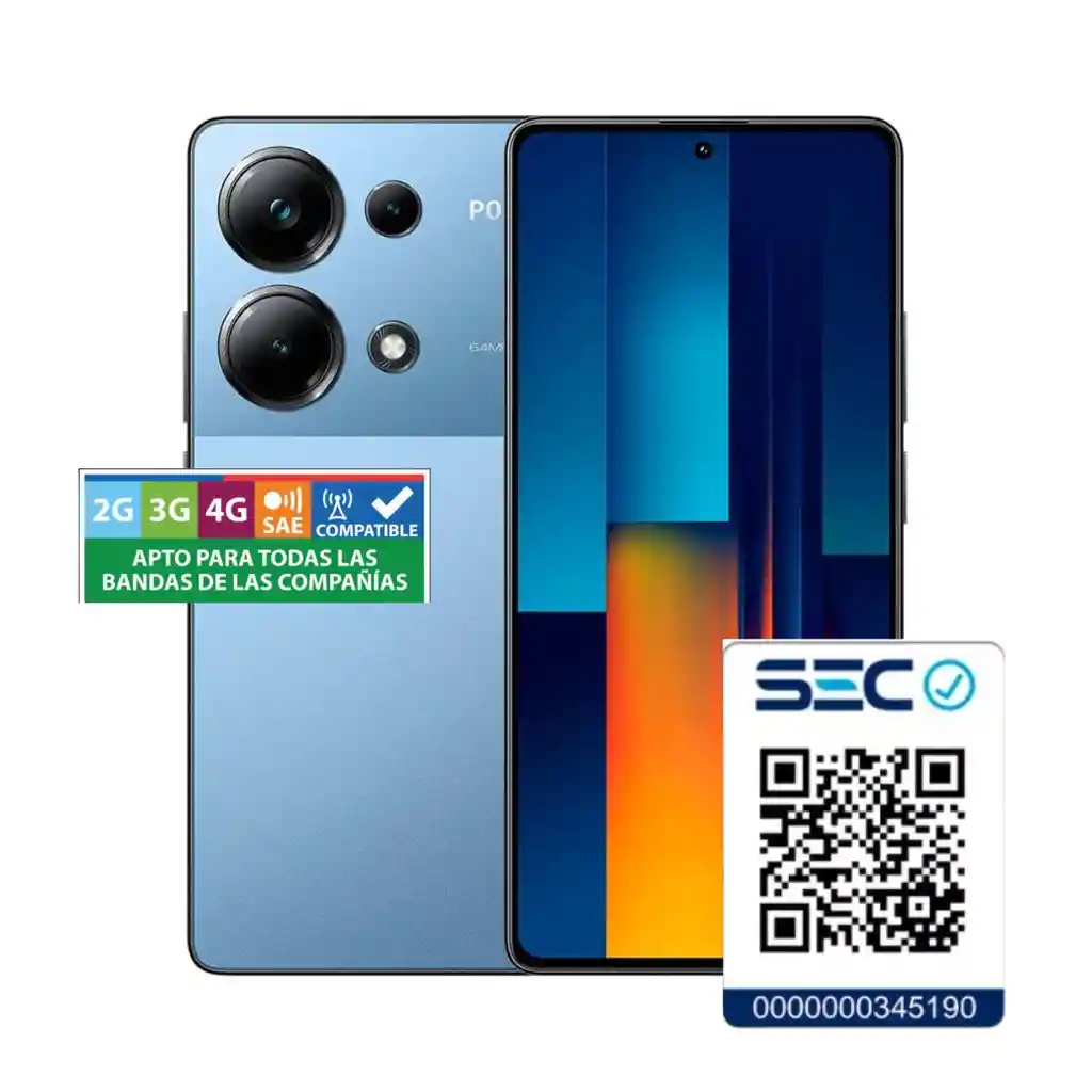 Xiaomi Poco M6 Pro 12gb+512gb Azul