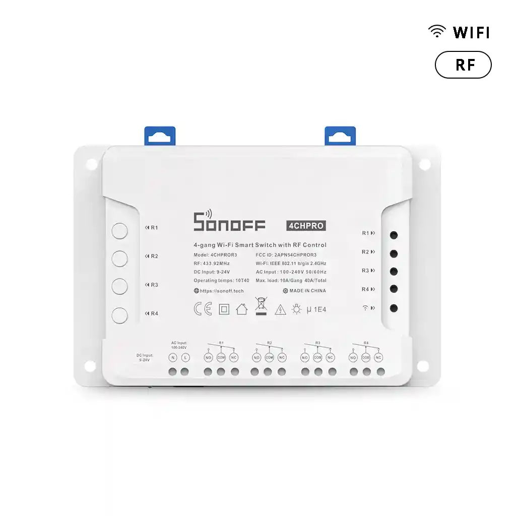 Interruptor Wifi Sonoff 4 Canales Pro R3