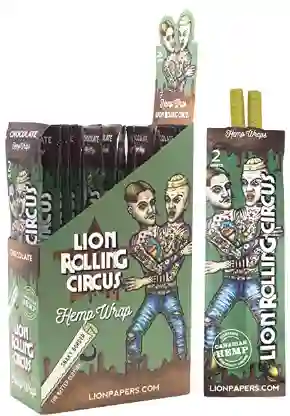 Lion Rolling Circus Hemp Wrap Chocolate