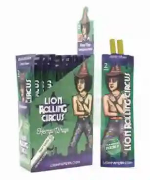 Lion Rolling Circus Hemp Wrap Blueberry