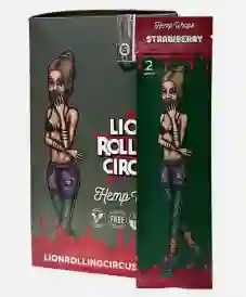 Lion Rolling Circus Hemp Wrap Strawberry