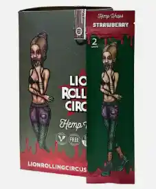 Lion Rolling Circus Hemp Wrap Strawberry