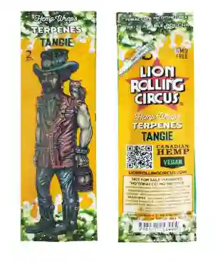 Hemp Wrap Terpenes Tangie Lion Rolling Circus