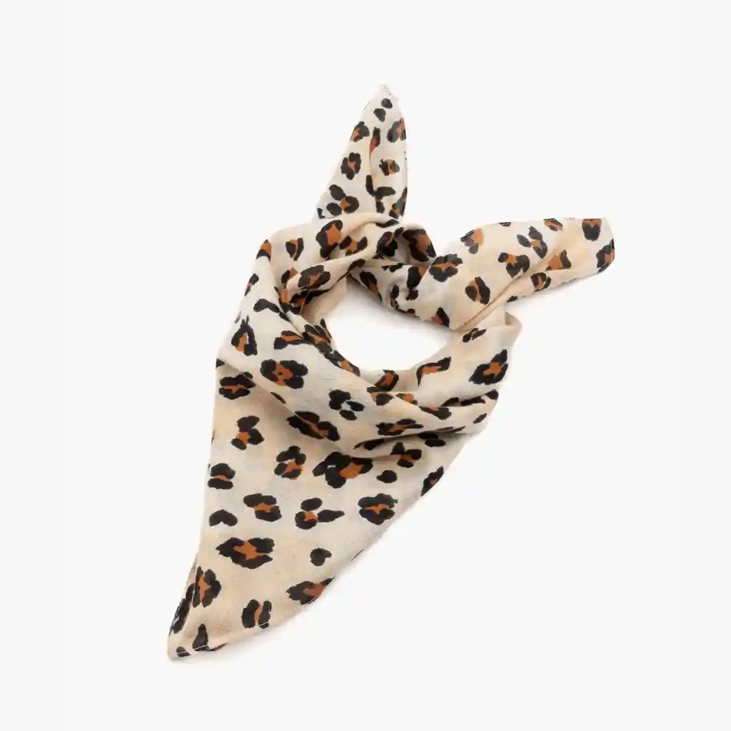 Bandana Mujer Animal Beige