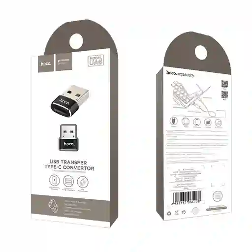 Adaptador Usb-a A Tipo-c Conversor De Transferencia De Datos De Carga «ua6»