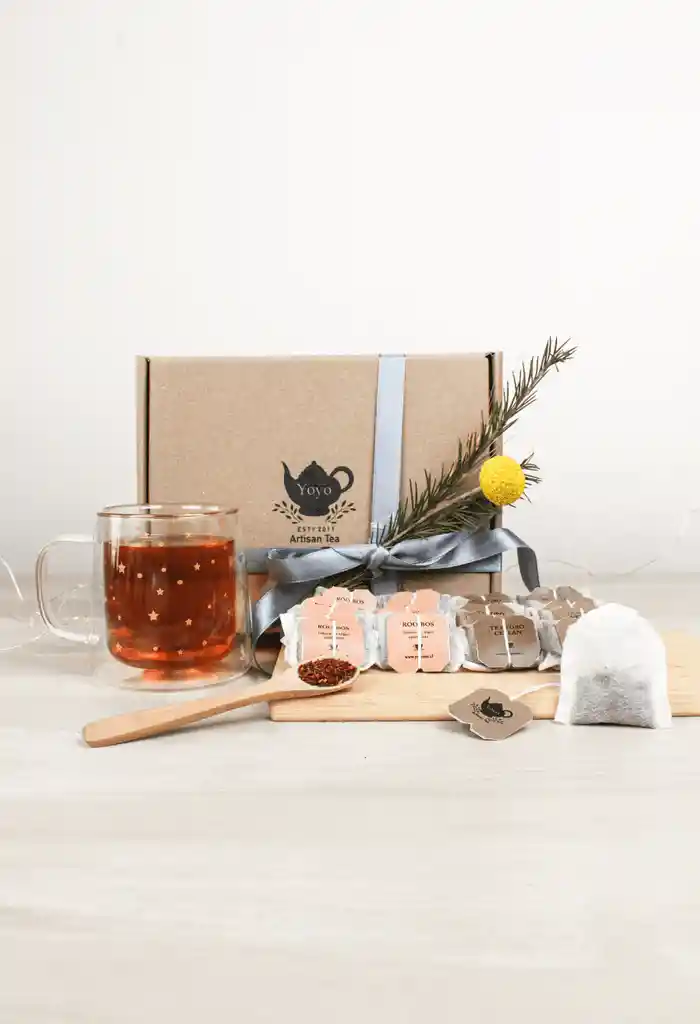 Pack De Té 20 Bolsitas Chai Y Skinny + Taza Cosmo