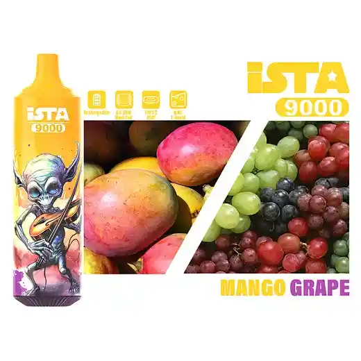 Vaper 9000 Puffs Mango Grape, 5% Nic