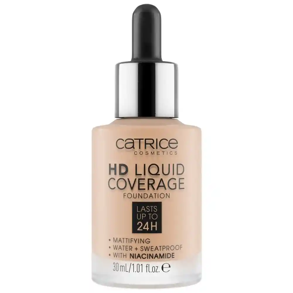Base De Maquillaje Base Liquida Coverage Hd 030 Sand Beige