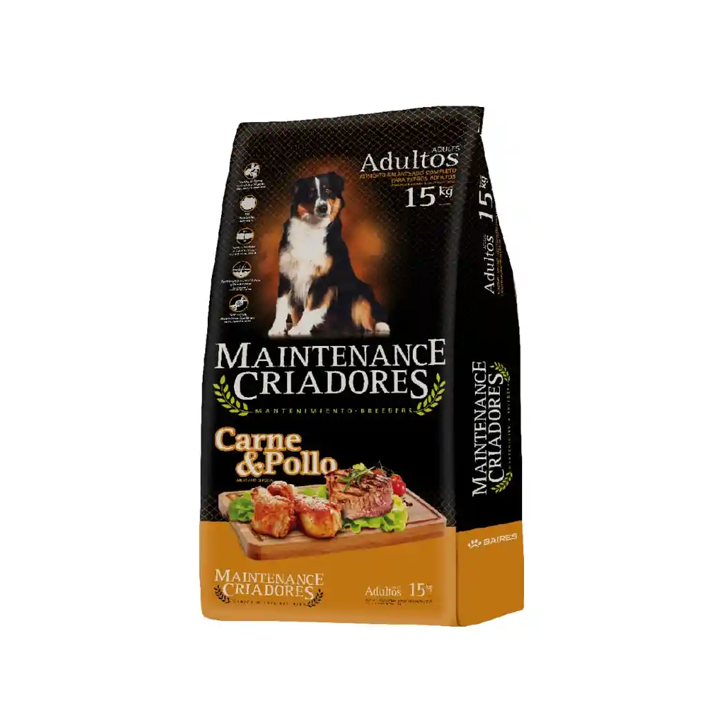 Maitenances Criadores Para Adultos, Carne Y Pollo 15 Kg