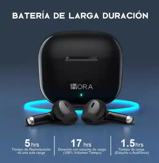 Audífonos In-ear Inalámbricos Bluetooth 5.3 1hora Aut203