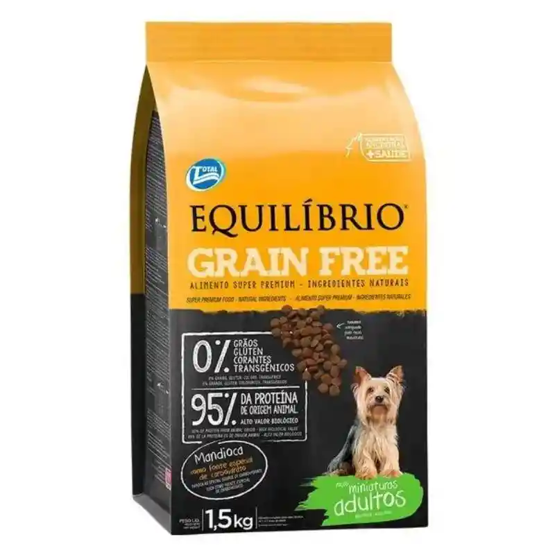 Equilibrio Perro Grain Free Adulto Razas Pequeñas 1.5kg