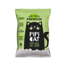 Pipi Cat Arena Bentonita Aroma Limon 4kg