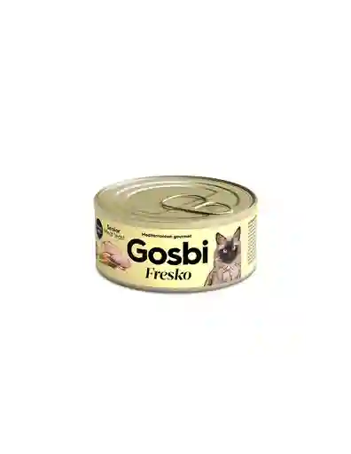 Gosbi Fresko Gato Lata Gosbi Fresko Senior Festin De Carne 70gr