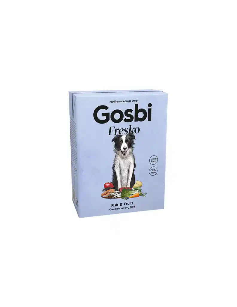 Gosbi Fresko Perro Fish Y Fruits 375gr