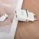 Hoco Cargador Rapido Inteligente Lightning C12 - Blanco