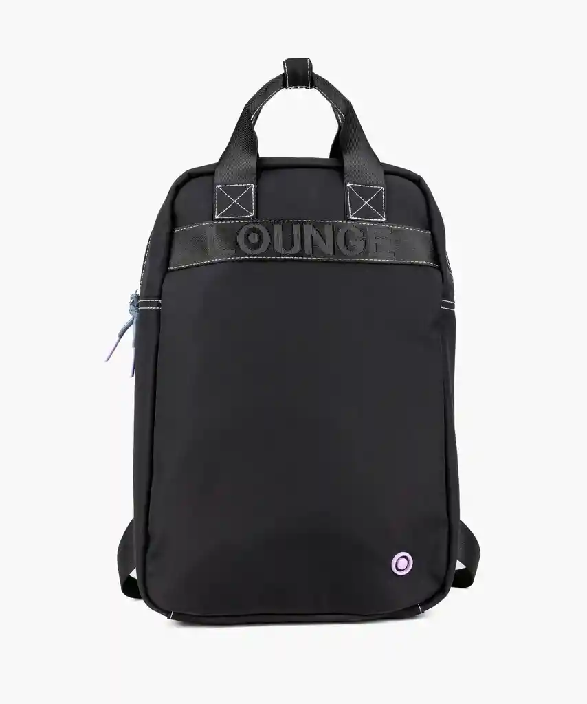 Mochila Mujer Nylon 15" Negro